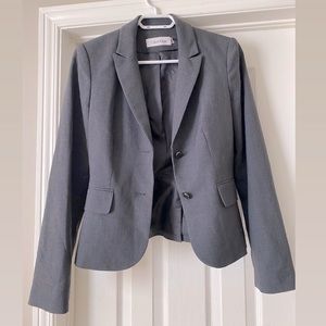 Gray Calvin Klein Blazer